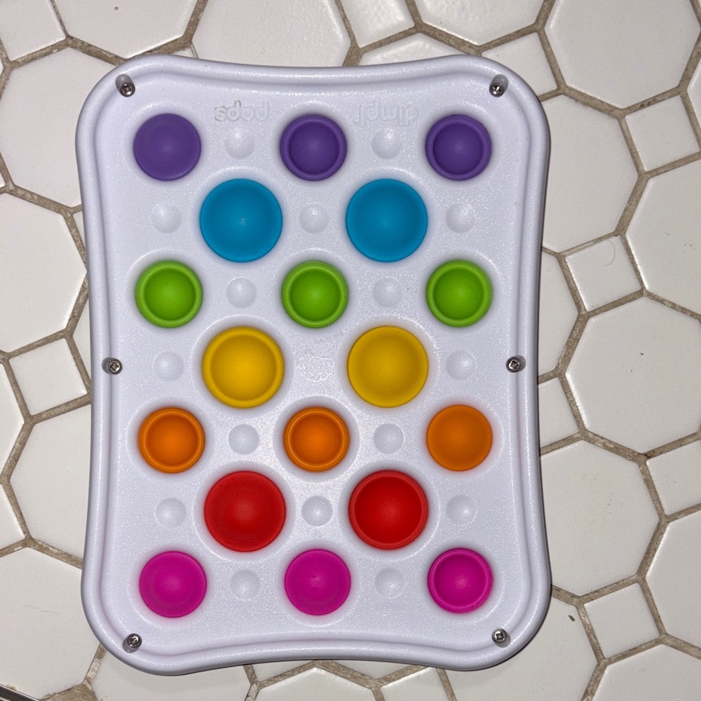 Colorful Pop It Fidget Toy